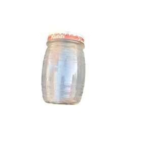 Vintage Kidd's Marshmallow Glass Jar with Lid
